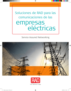 Soluciones de RAD para comunicaciones de Compañías de