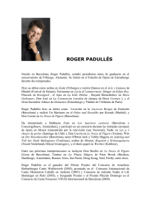 Roger Padulles - Fundación Ciudad de Alcobendas