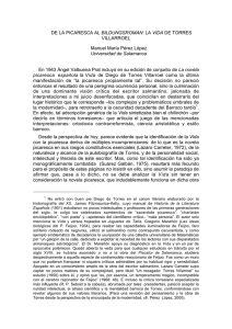 pdf De la picaresca al "bildungsroman": la "vida" de Torres Villarroel