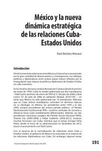 México y la nueva dinámica estratégica de las relaciones