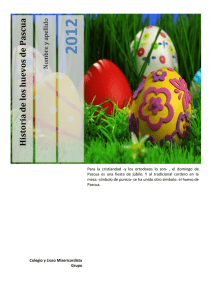Historia de los huevos de Pascua