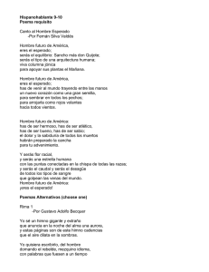 Hispanohablante 9-10 Poema requisito Canto al Hombre
