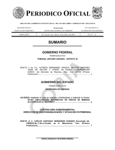 22 - Periodico Oficial - Gobierno del Estado de Tamaulipas