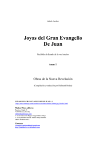 Joyas del Gran Evangelio de San Juan