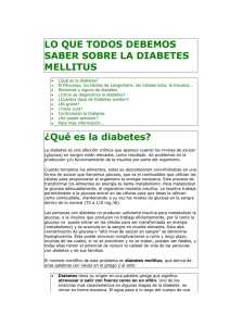 lo que todos debemos saber sobre la diabetes mellitus