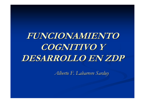 funcionamiento cognitivo y desarrollo en zdp