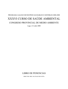 Libro de Relatorios - medio ambiente y la salud