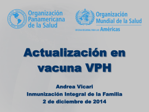 HPV vaccine update - Sabin Vaccine Institute