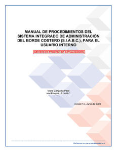 manual de procedimientos del sistema integrado de administracin