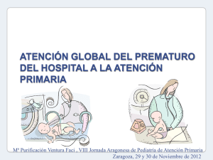 Atención global del prematuro - Asociación Española de Pediatría
