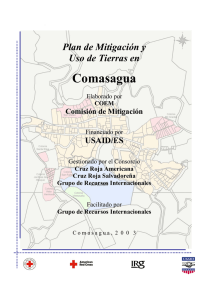 Plan de Mitigación y Uso de Tierras en Comasagua