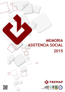 memoria asistencia social 2015