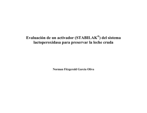 Evaluación de un activador (STABILAK®) del sistema