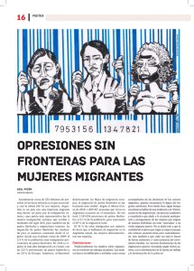 opresiones sin fronteras para las mujeres migrantes