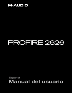 ProFire 2626 Manual de Usuario