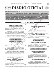 Diario 19 de Marzo 2010.indd - Diario Oficial de la República de El