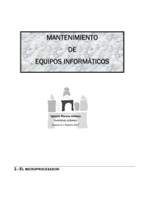 MANTENIMIENTO DE EQUIPOS INFORMÁTICOS