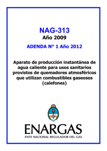 UNE-EN 613 - Ente Nacional Regulador del Gas