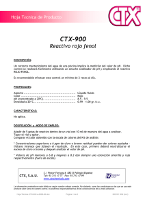 CTX Reactivo Rojo Fenol - CEOSA Tienda On-Line