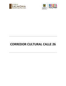 corredor cultural calle 26 - Secretaría de Cultura, Recreación y