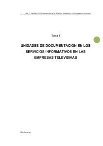 Organigrama De La Documentación En TVE