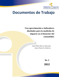 Documentos de Trabajo - Superintendencia de Industria y Comercio