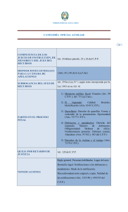 CATEGORÍA OFICIAL AUXILIAR 1 COMPETENCIA DE LOS