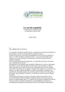 La novela española - Biblioteca Virtual Universal