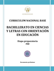 curriculum nacional base bachillerato en ciencias y