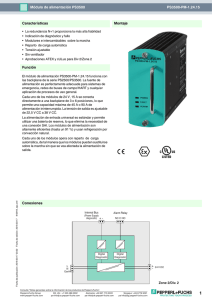PS3500-PM-1.24.15 Módulo de alimentación