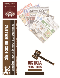 23 de enero de 2015 - Poder Judicial del Estado de Chiapas