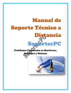 Manual de Soporte Técnico a Distancia SoportecPC