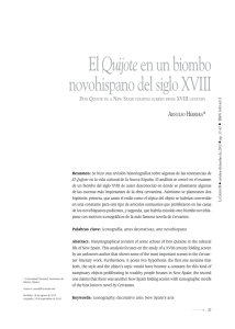 El Quijoteen un biombo novohispano del siglo XVIII