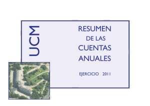resumen cuentas anuales - Universidad Complutense de Madrid
