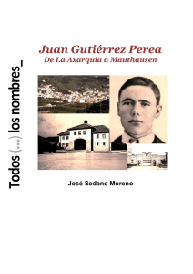 Juan Gutiérrez Perea. De La Axarquía a Mauthausen.