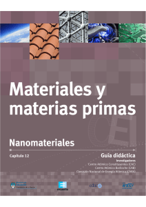 Nanomateriales - Instituto Nacional de Educación Tecnológica