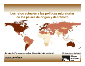 Los retos actuales a las políticas migratorias de los países de origen