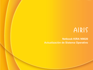 Netbook KIRA N9020 Actualización de Sistema Operativo