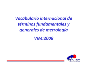VIM 2008: 2. Mediciones, Precisión