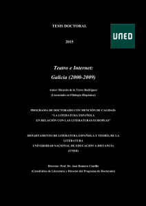 Teatro e Internet: Galicia (2000-2009)