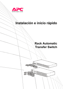 Draft 7 - Rack Automatic Transfer Switch Installation and Quick Start