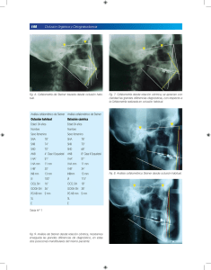 142 Oclusión 0rgánica y Ortognatodoncia Análisis cefalométrico de