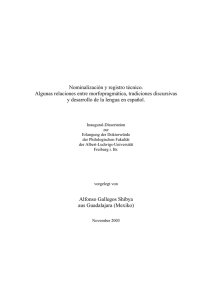 nominalización y registro técnico - FreiDok plus