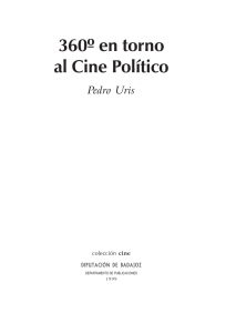 360º en torno al Cine Político - Biblioteca Virtual Miguel de Cervantes
