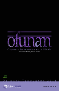 pRoGRAMA 1 - Musica UNAM