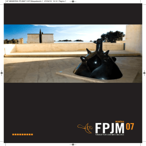 Maquetación 1 - Fundació Pilar i Joan Miró a Mallorca