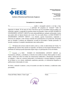 Institute of Electrical and Electronics Engineers Formulario de