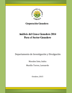 Análisis del Censo Agropecuario 2015 para el Sector