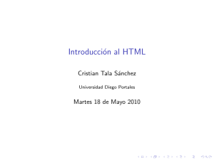 n al HTML - Cristian Tala Sánchez