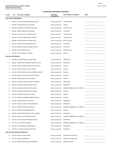 profesores ordinarios asociados - Universidad Nacional Agraria La